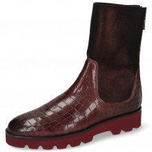 Ankle boots Susan 69 Crock Textile Prisma Wine