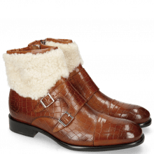 Ankle boots Patrick 1 Crock Tan Sherling Beige