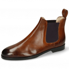 Ankle boots Susan 10 Wood Elastic Purple Lining Nappa Beige