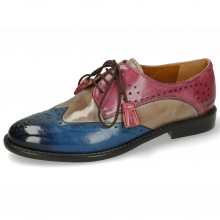 Derby shoes Selina 41 Bluette Oxygen Lilac Tassel