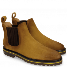 Ankle boots Susan 10 Suede Pattini Senape