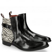 Ankle boots Toni 35 Black Hairon Breeze Nickel Young Zebra Sword