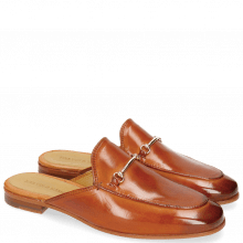 Mules Scarlett 4 Arancio Trim Gold