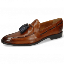 Loafers Leonardo 1 Monza Wood Tassel Navy
