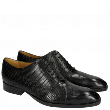 Oxford shoes Ricky 9 Crock Perfo Black LS Black