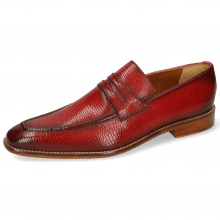 Loafers Leonardo 4 Skink Washed Rich Red Shade Wine