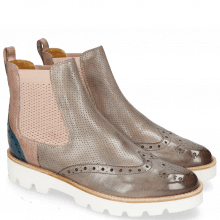 Ankle boots Selina 29 Pisa Oxygen Mid Blue Perfo