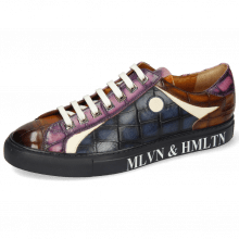Sneakers Harvey 9 Turtle Cuoio Lila Navy Camel