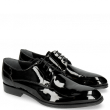 Derby shoes Kane 2 Patent Black Tongue Ribbon