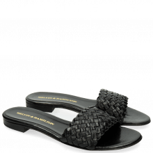 Mules Hanna 26 Woven Black LS Beige