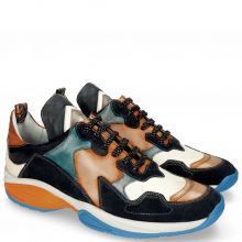 Sneakers Kobe 1 Suede Pattini Navy Vegas White Turquoise Tibet