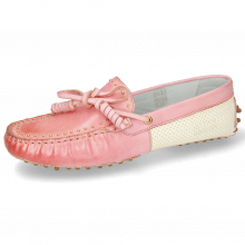 Loafers Caroline 8 Vegas Skin Perfo White
