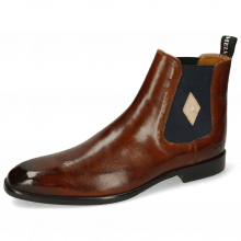 Ankle boots Elyas 5 Wood Elastic Navy