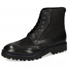 Ankle boots Matthew 43 Como Black Hand Stitching