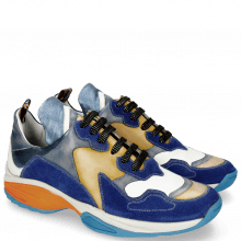 Sneakers Flo 1 Suede Pattini Chine Milled White Sol