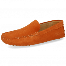 Loafers Nelson 1 Suede Pattini Winter Orange