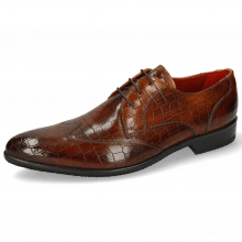 Derby shoes Toni 2 Crock Wood Lining Red Modica Navy