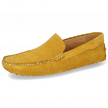 Loafers Nelson 1 Suede Pattini Yellow