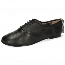 Oxford shoes Iris 13 Nappa Black Strap M&H Flex