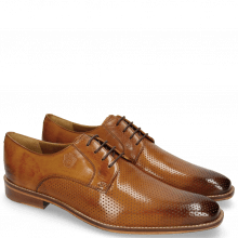 Derby shoes Martin 1 Berlin Perfo Tan Laces