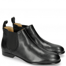 Ankle boots Sally 16 Salerno Black Elastic Black HRS