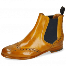 Ankle boots Selina 6 Yellow Elastic Navy Lining