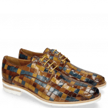 Derby shoes Brad 7 Woven Multi Olive
