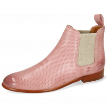 Ankle boots Susan 10 Imola Perfo Rose Elastic Lino