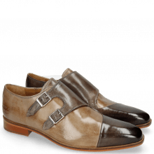 Monks Lance 34 Grigio Lining Rich Tan