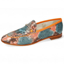 Loafers Scarlett 1 Snake King Multi Rust