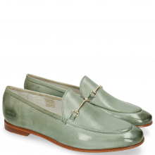 Loafers Scarlett 22 Glove Nappa Tropical Sea Trim Gold