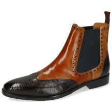 Ankle boots Martin 5 Lizzard Mid Brown Tan Sand