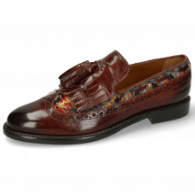 Loafers Selina 3 Plum Textile Quilesa