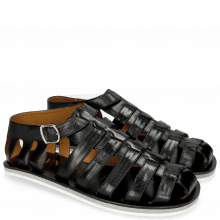 Sandals Sam 3 Black Modica White