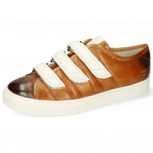 Sneakers Harvey 38 Imola Tan Shade Dark Brown Strap White