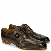 Derby shoes Woody 6 Smoke Strap Suede Navy Bee