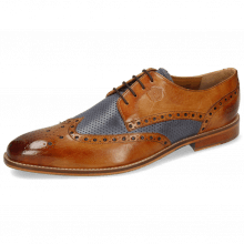 Derby shoes Martin 15 Berlin Tan Perfo Navy