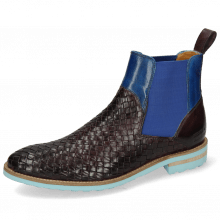 Ankle boots Brad 9 Woven Venice Deep Pink Bluette
