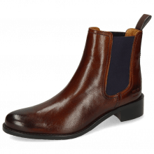 Ankle boots Xsara 1 Venice Wood Elastic Purple Rubber Navy