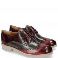 Derby shoes Amelie 3 Bubblegum Grigio Deep Pink Burnt Orange