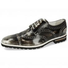 Derby shoes Clark 45 Brush Off Black White