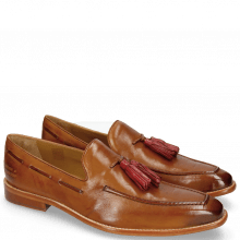 Loafers Leonardo 1 Pisa Tan Tassel Ruby