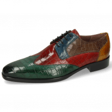 Derby shoes Lance 9 Crock Pine Rubino Ice Lake Deep Steel Indy Yellow