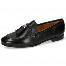 Loafers Scarlett 48 Pisa Black Accessory Gold Black Ruby