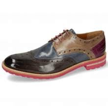 Derby shoes Eddy 5 Deep Steel Sky Blue Oxygen Eggplant