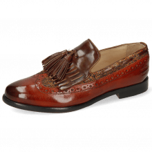 Loafers Selina 3 Imola Rust Textile Pixel Orange