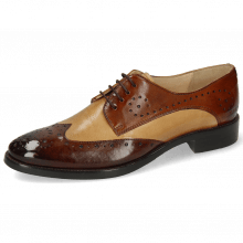 Derby shoes Betty 3 Imola Mid Brown Sand Wood