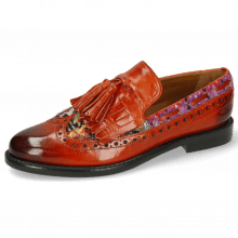 Loafers Selina 3 Winter Orange Textile Quilesa Multi