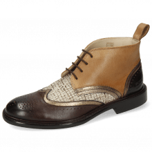 Ankle boots Sally 30 Imola Mogano Aztek Gold