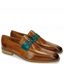 Loafers Leonardo 4 Tan Ice Blue